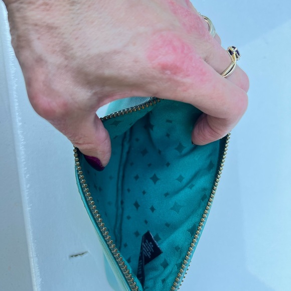 Fossil green leather wallet - Picture 7 of 9